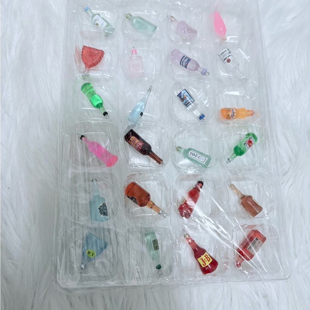 Colorful Miniature Ornaments Bottle Set